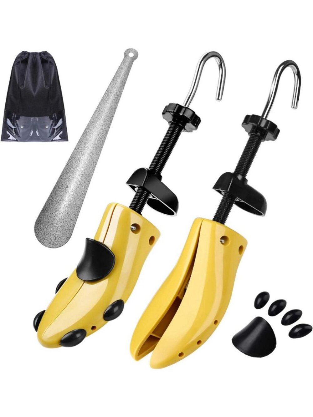 Premium 2-Way Shoe Stretcher & Adjustable Shoe Trees for Men & Women - Durable